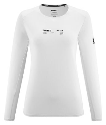 Millet Intense Technisch T-shirt met lange mouwen voor dames Wit 