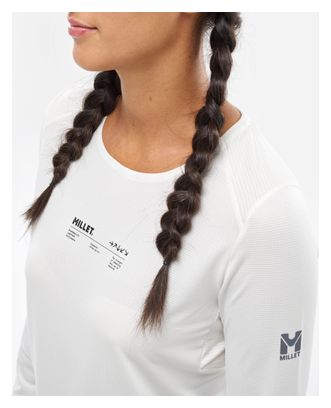 Millet Intense Technisch T-shirt met lange mouwen voor dames Wit 