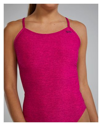 Maillot de bain Tyr Durafast Elite Cutoutfit Lapped Rose Femme