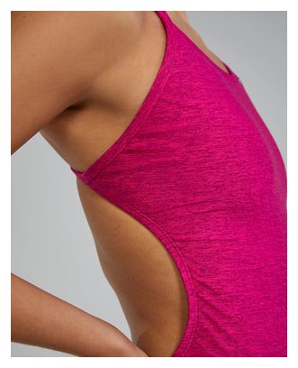 Maillot de bain Tyr Durafast Elite Cutoutfit Lapped Rose Femme