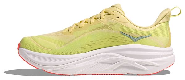 Zapatillas de running Hoka Skyflow amarillas/rojas para mujer