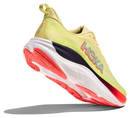 Zapatillas de running Hoka Skyflow amarillas/rojas para mujer