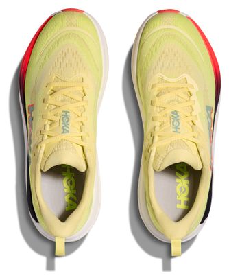 Zapatillas de running Hoka Skyflow amarillas/rojas para mujer