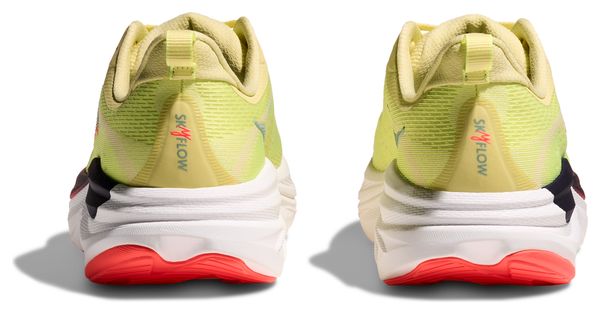 Zapatillas de running Hoka Skyflow amarillas/rojas para mujer
