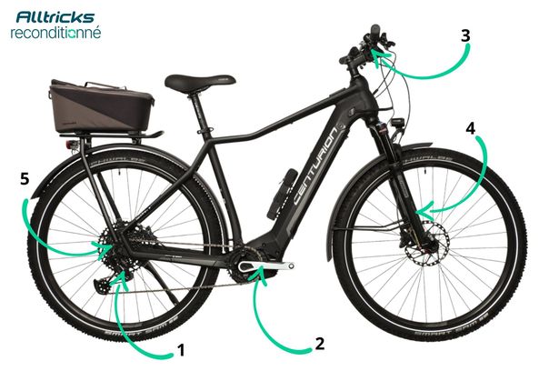 Vélo Ville Electrique Centurion Backfire Fit E R860i EQ Bosch 85Nm 625Wh T.L 178/189cm - Produit Reconditionné