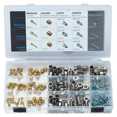 155 stuks kit voor BBB hydraulische rem