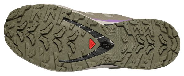 Zapatillas Trail Salomon XA Pro 3D v9 GTX Caqui/Rosa Mujer