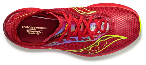 Chaussures de Running Saucony Endorphin Pro 3 Rouge Jaune