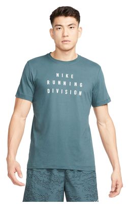 Camiseta de manga corta Nike Dri-Fit Run Division Verde