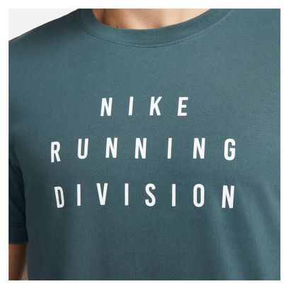 Camiseta de manga corta Nike Dri-Fit Run Division Verde