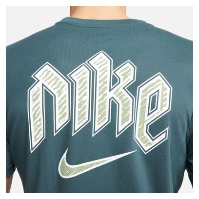 Nike Dri-Fit Run Division Short Sleeve Jersey Green