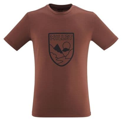 Millet Cimai Print T-Shirt Brown