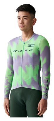 Maillot Manches Longues Maap LPW Pro Air 2.0 Violet /Vert