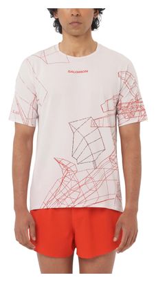 Salomon S/Lab Speed Lauf-T-Shirt für Herren, rosa