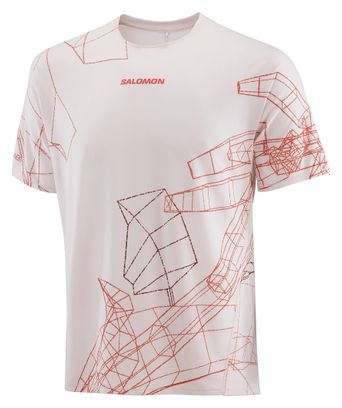 Salomon S/Lab Speed Lauf-T-Shirt für Herren, rosa