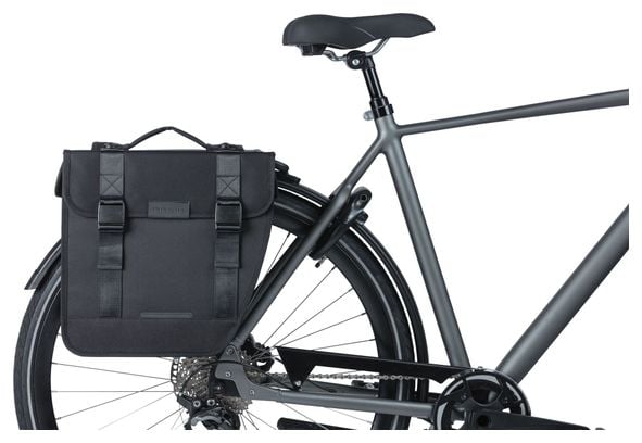 Basil Tour Double Bicycle Bag Mik Black