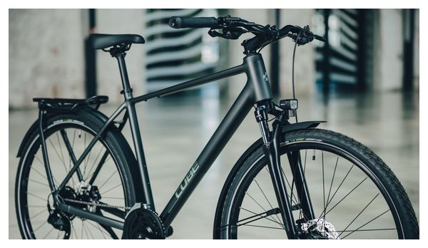 Citybike Cube Kathmandu One Shimano Cues 9V 700 mm Schwarz 2027