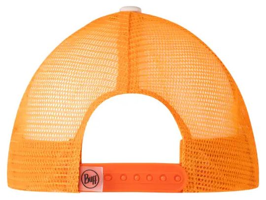 Casquette Buff Trucker Cap Orange Blanc