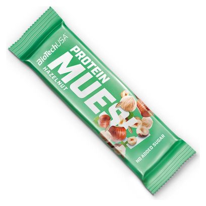 Boîte De Barres Protein Muesli (28x30g) - Biotech Usa - Noisette - Barres Protéinées