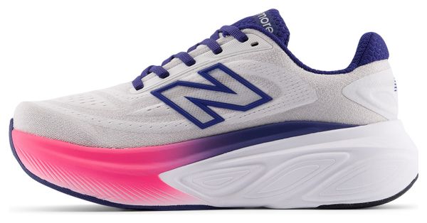 New Balance FreshFoam X More v6 Laufschuhe für Damen, Weiß/Blau/Rosa