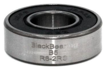 Black Bearing R6-2RS 9.53 x 22.23 x 7.14 mm