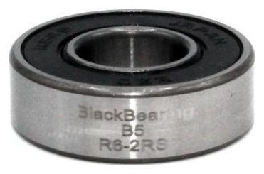 Black Bearing R6-2RS 9,53 x 22,23 x 7,14 mm