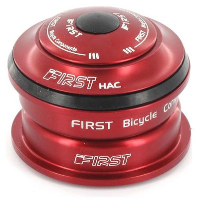 FIRST Jeu de direction Alu Semi-intégré 1''1/8 anodisé Rouge