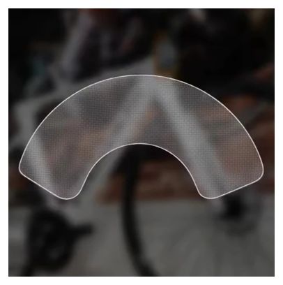 Autocollant de protection coque de boîtier de pédalier – Film anti-rayures universel