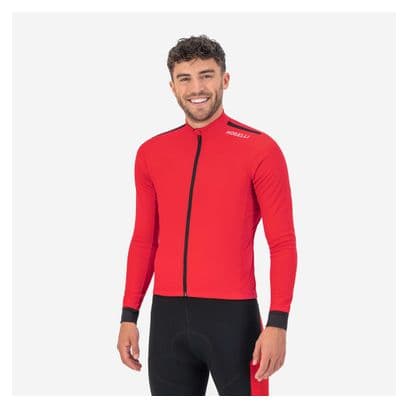 Maillot Manches Longues Velo Rogelli Core Homme Rouge