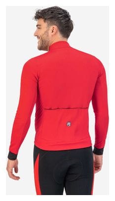 Maillot Manches Longues Velo Rogelli Core Homme Rouge