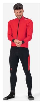 Maillot Manches Longues Velo Rogelli Core Homme Rouge