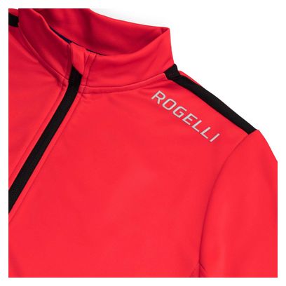 Maillot Manches Longues Velo Rogelli Core Homme Rouge