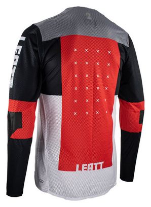 Maillot Manches Longues Leatt MTB Gravity 4.0 Gris/Rouge