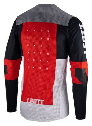 Maillot Manches Longues Leatt MTB Gravity 4.0 Gris/Rouge