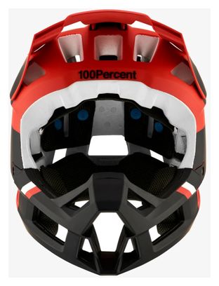 100% Trajecta Fidlock Cargo Full Face Helmet Red | Alltricks.com