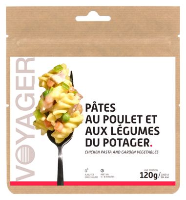 Voyager Freeze-Dried Chicken and Vegetable Pasta 120g