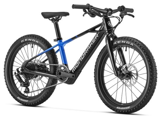 Mondraker F-Play 20 Microshift 11V Zwart Blauw 2024 Semi-Rigide Elektrische Mountainbike voor kinderen