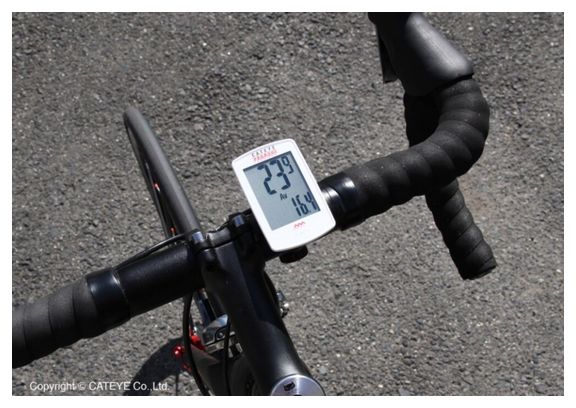 Compteur Cateye Padrone Blanc