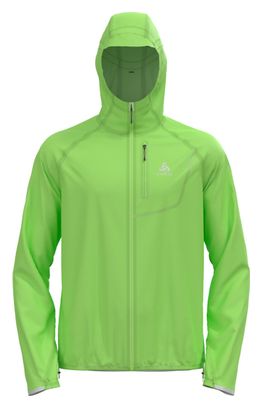 Odlo Zeroweight Dual Dry Performance Knit Running Jacket Green