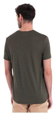 T-shirt Technique Icebreaker Mérinos 150 Tech Lite III Khaki