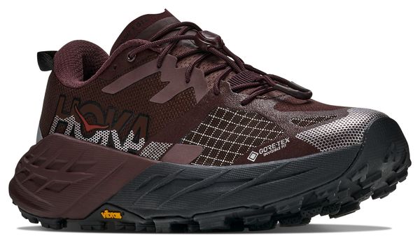 Hoka Speedgoat 7 GTX Trail Running Shoes for Women, Red/Black