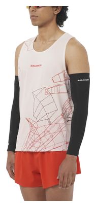 Camiseta sin mangas Salomon S/Lab Speed rosa para hombre