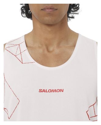 Camiseta sin mangas Salomon S/Lab Speed rosa para hombre