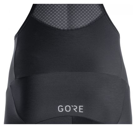 Lange enge GORE Wear C3 Thermo Tights + Schwarz / Gelb Fluo