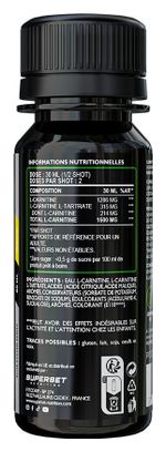 Carnitine Shot (60ml) - Superset Nutrition - Tropical -  L-carnitine