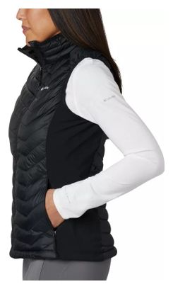 Columbia Powder Pass Vest Zwart Vrouwen L