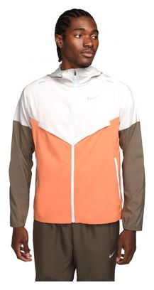 Veste coupe-vent déperlant Nike Windrunner Beige Orange