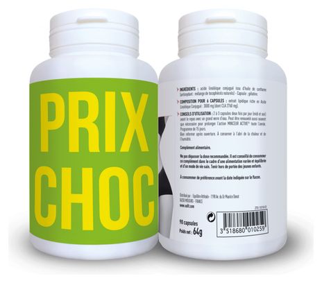Lot de 2x Pure CLA - 90 capsules 1 acheté 1 offert