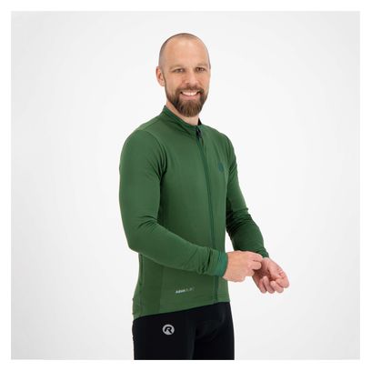 Maillot Manches Longues Rogelli Essential Vert Homme