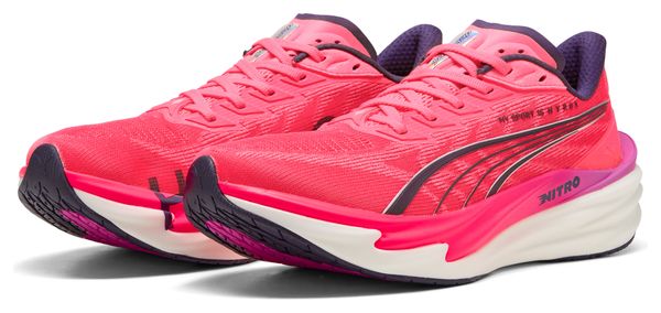 Zapatillas de running Puma Deviate Nitro 4 Hyrox Rosa para hombre